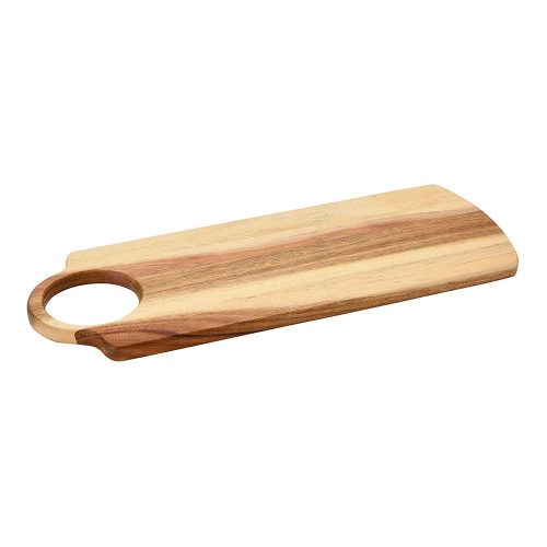 Alternative view of Acacia Wood Cutting Board with Handle 40x15x1.8cm UT013