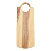 acacia wood cutting board with handle 40x15x1 8cm ut013 3