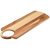 Acacia Wood Cutting Board with Handle 40x15x1.8cm