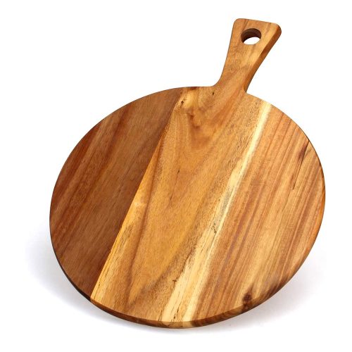Acacia Wood Cutting Board with Handle, 40x30x1.8cm UT012