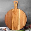 acacia wood cutting board with handle 40x30x1 8cm ut012 2