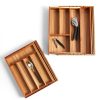 Acacia Wooden Cutlery Expandable Tray 30.5x42x5 UT005 4 acacia wooden cutlery expandable trays 30 5x42x5 ut005 3
