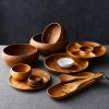 Albizia Wooden Oval Platter 42x14cm UT004 5 albizia wooden oval platter 42x14cm ut004 1