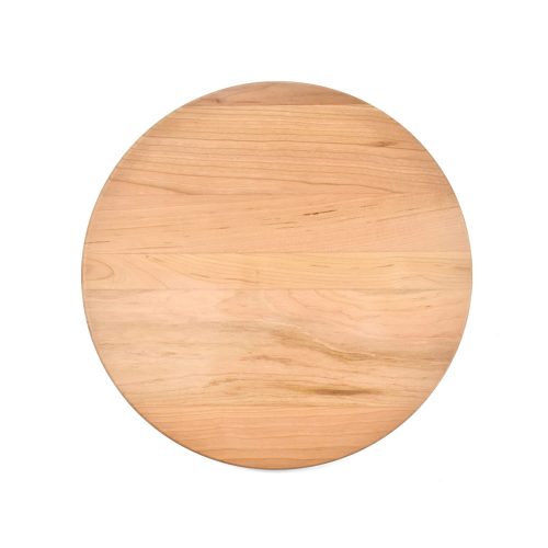 Alternative view of Round Ash Wooden Cutting Board with Juice Groove 25cm UT010