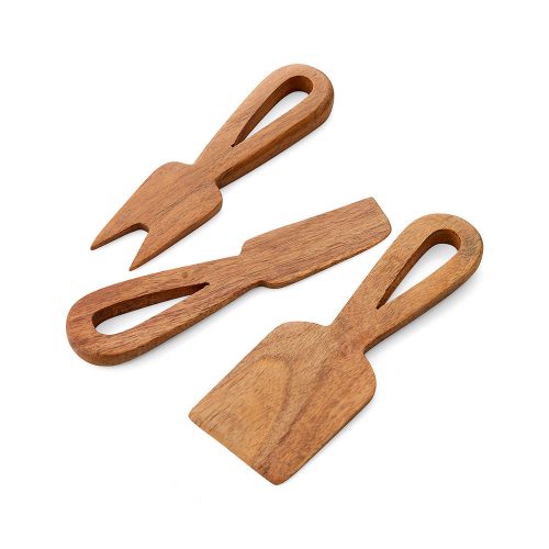 Acacia Wood Cheese Knives (Set 3) UT017