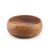 Acacia Wooden Round Bowl 20x8cm UT023