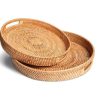 Rattan Tray Set Of 2 UT052