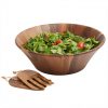 acacia wood salad bowl set 3 ut362 3