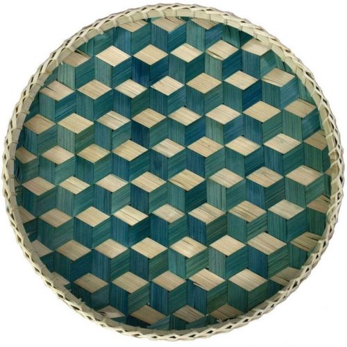 Bamboo Woven Round Basket UT421