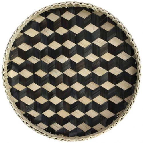 Bamboo Woven Round Basket UT422