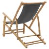 outdoor deck bamboo chair dark grey ut448 2 1