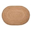 Oval Natural Jute Rug 120x180cm UT472