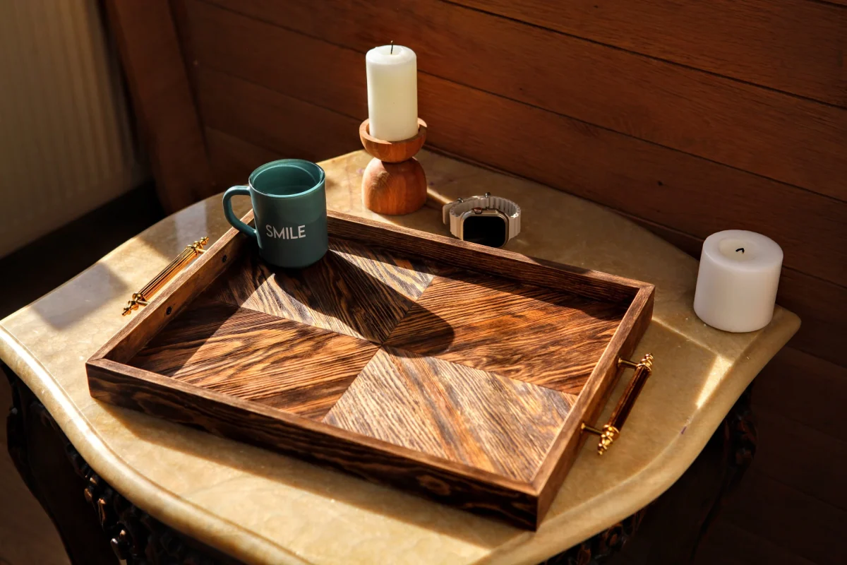 wooden trays