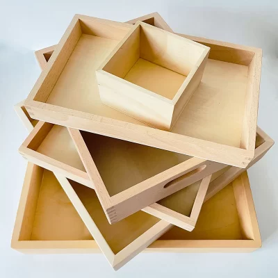 wooden trays for crafts