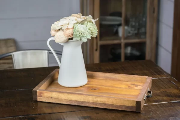 wooden trays with handles