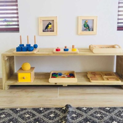 Montessori wooden trays