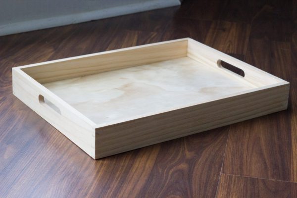 inexpensive wooden trays