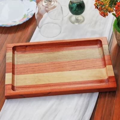 small wooden serving trays