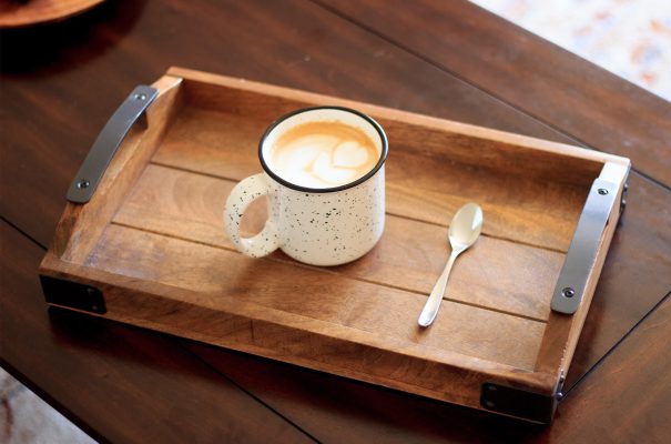 wooden serving trays cheap