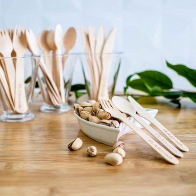 biodegradable wooden cutlery