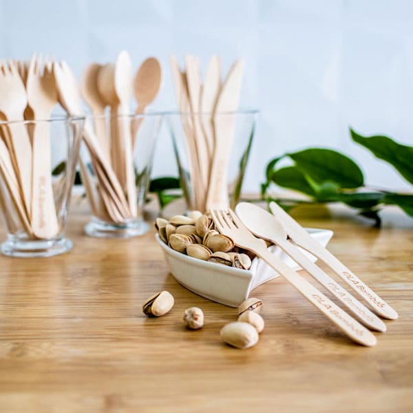 biodegradable wooden cutlery