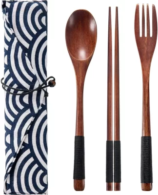 wooden cutlery reusable